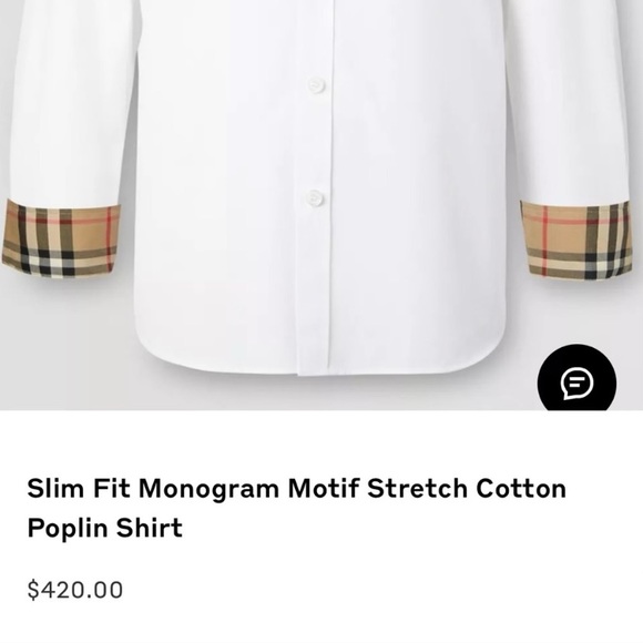 Burberry Men’s Oxford button up - Picture 3 of 7